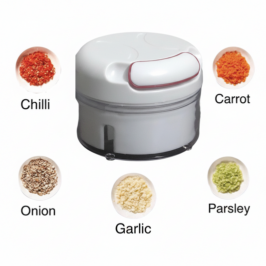 Mini Speedy Garlic & Vegetable Chopper – Manual Hand-Pull Food Processor